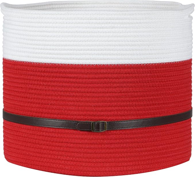 Midlee Santa Rope Basket (Large)