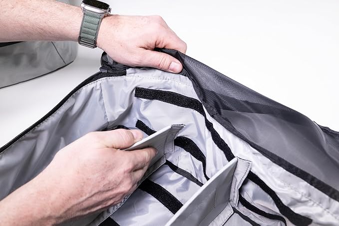 Packing Cube with Transparent Mesh Top X-Large - Charcoal Gray