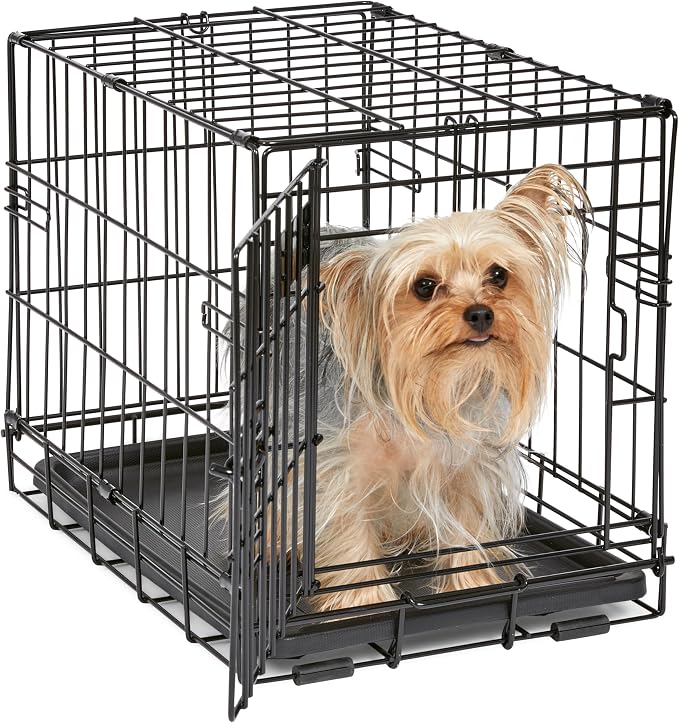 Midwest 18-Inch Single Door iCrate, for Tiny Breeds, Up to 10 lbs