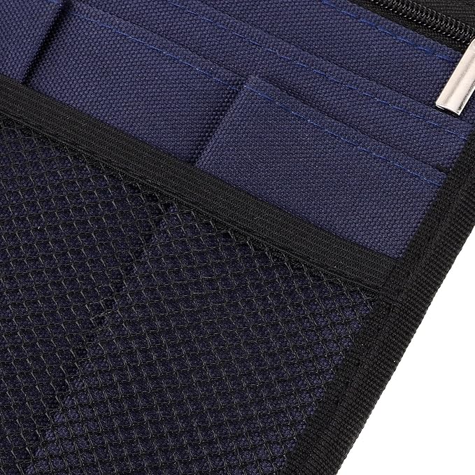 Mikikit Multi-Functional Nurse Fanny Pack Cross-Body Pocket Oxford Cloth Portable Organizer Waist Bag Large Capacity for Healthcare and Pet Grooming Use