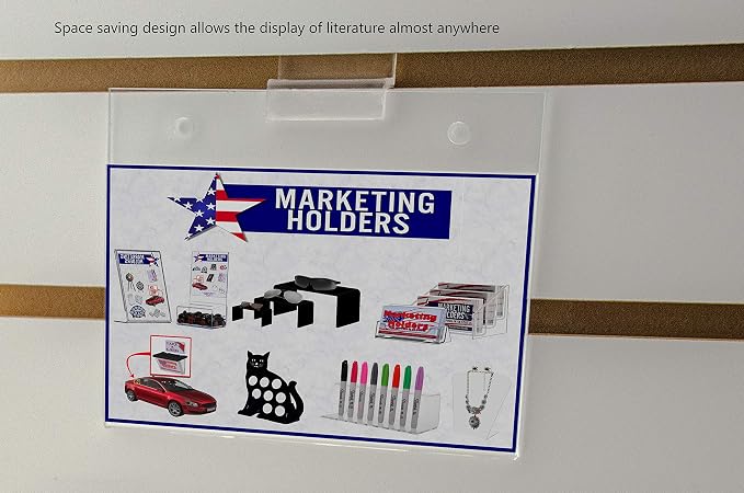 Small Sign Frame 5.5 x 3.5 Top or Side Loading Sleeve Clear Plastic Small Pricing Sheet Deli POP Display Notice Event Sign Holder by Marketing Holders