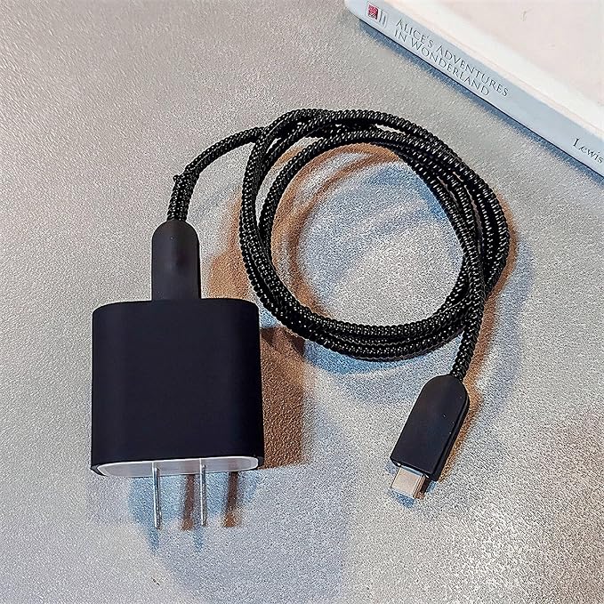 Cute Cable Protector for iPhone Charger,DIY Classic Charging Cord Protector,Soft Frosted Silicone Charger Cover,Data Cable Saver Phone Cable Protector for iPad iPhone 14 15 16 17Pro Max-Pure Black