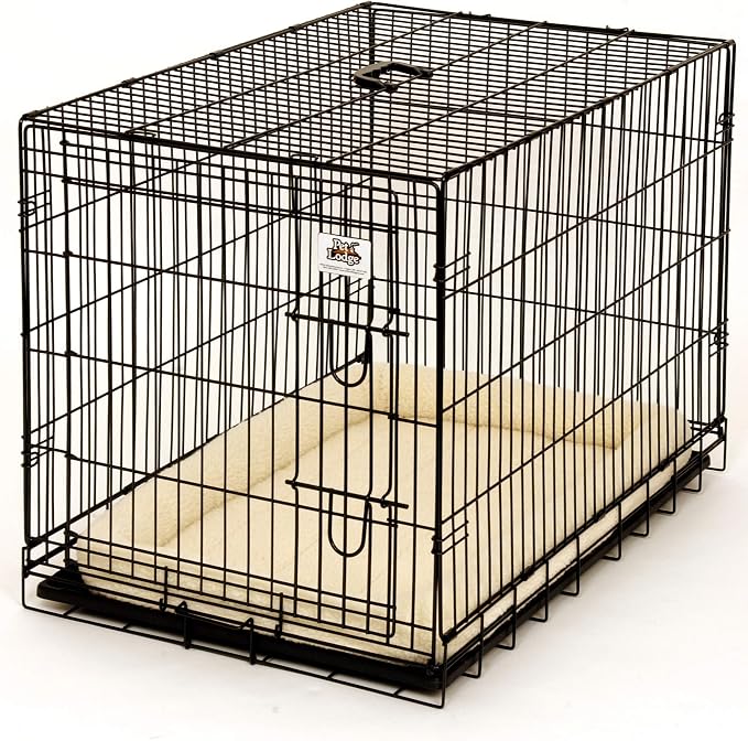 Pet Lodge® Fleece Pet Bed | Crate Pad | Machine Washable Dog Bed | Easily Storable