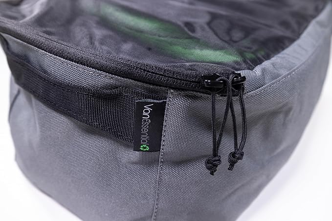 Packing Cube with Transparent Mesh Top X-Large - Charcoal Gray
