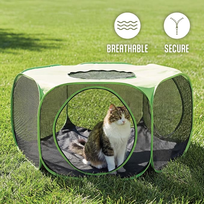 Kitty City Outdoor Catio Furniture and Play Kits for Cats, Play Pen