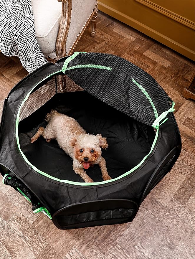 Foldable Pet Playpen, Pop Up Dog Kennel Tent for Indoor and Outdoor Use | Foldable Pet Playpen, Pop Up Dog Kennel Tent for Indoor and Outdoor Use