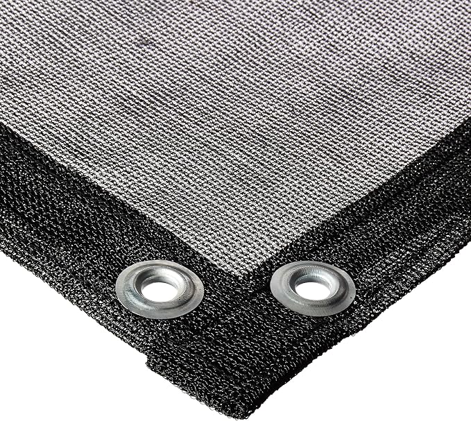MidWest Homes for Pets Dog Exercise Pen Mesh Sunscreen Top for Dog Pens and Playpens, UV Resistant, Blocks Harmful Sun Rays, Hardware Included, Black, 540-SS